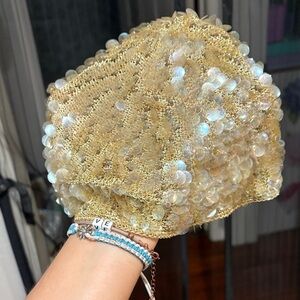 Gold Sequin Women's Accessory